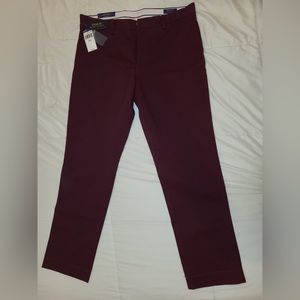 Ralph Lauren Stretch Slim Fit Chino- Burgundy Red
